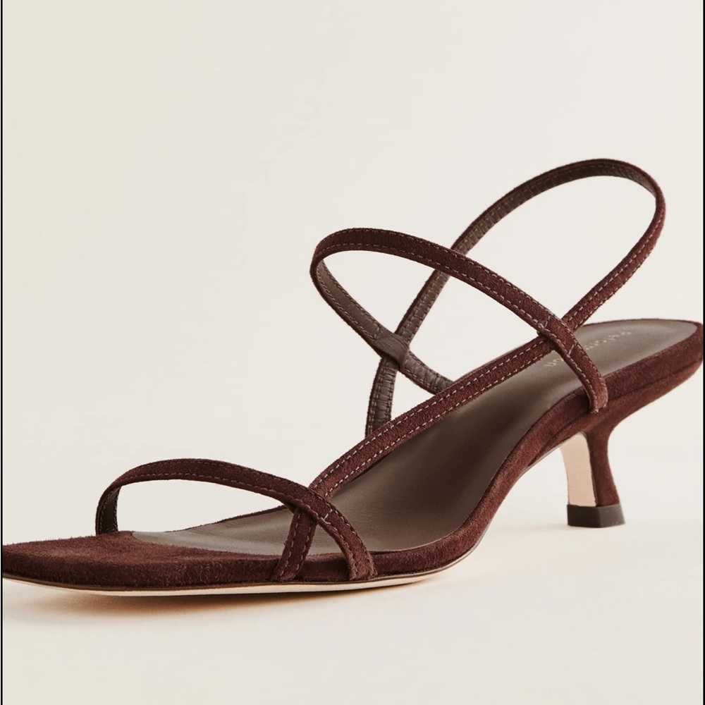 Reformation serenity bare Strappy Heels